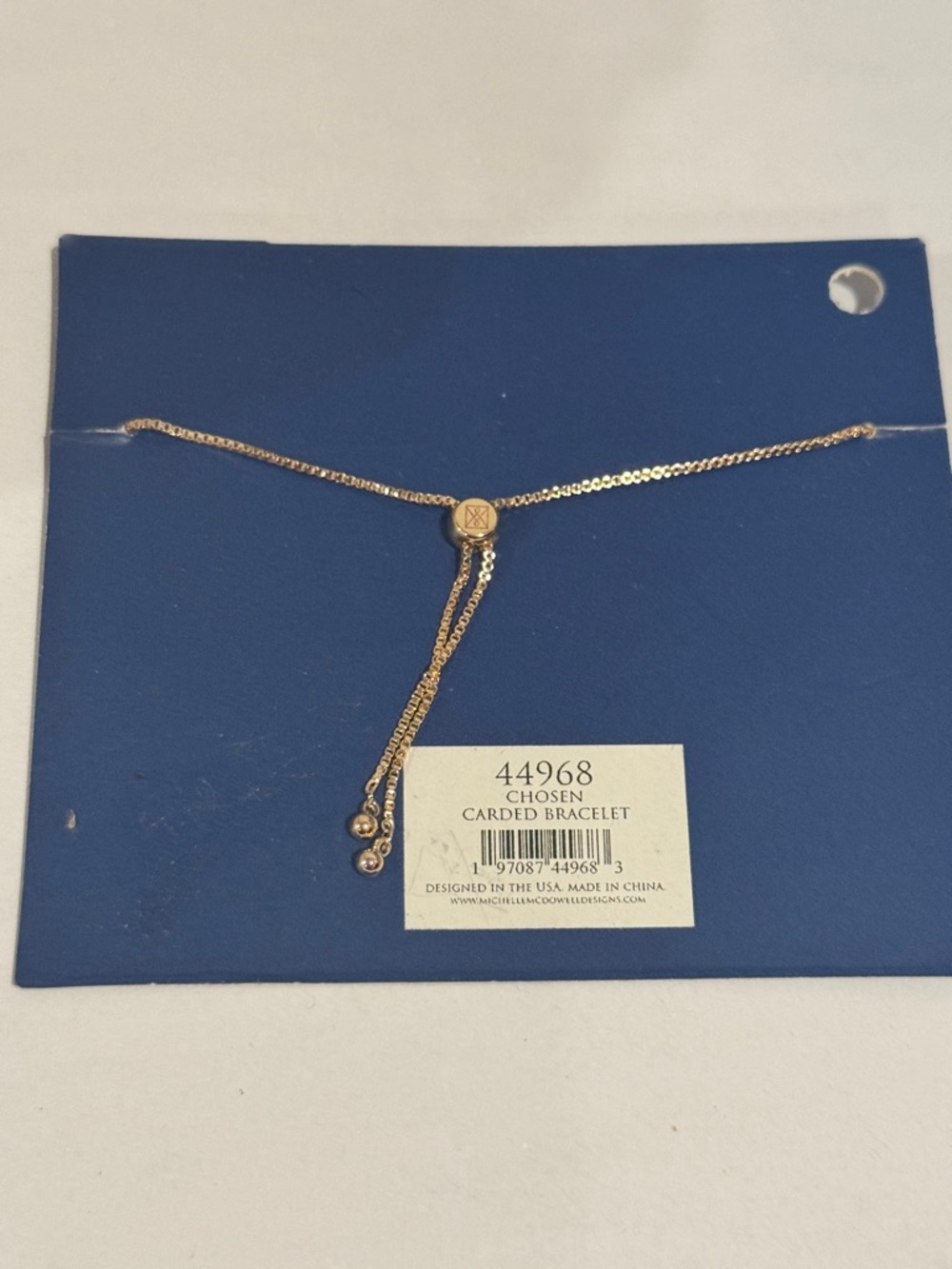 NWT Mary Square x Michelle McDowell 18K Gold-Plated 'Chosen' Scripture Bracelet - Picture 2 of 3